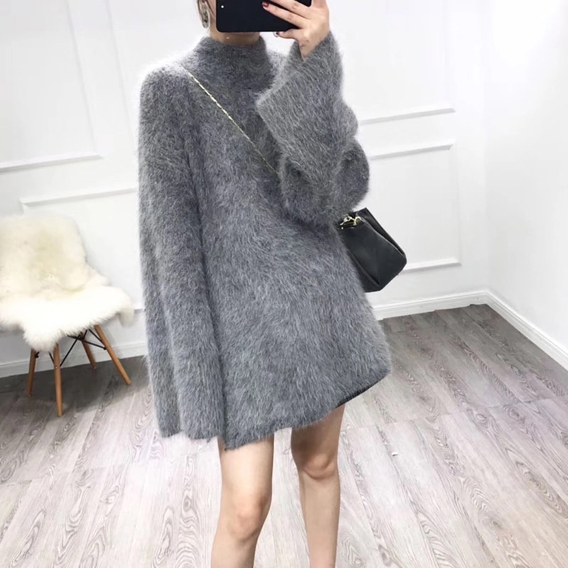 【送料無料】レディース 可愛い ゆったり ニット セーター トップス ふわふわ 秋冬