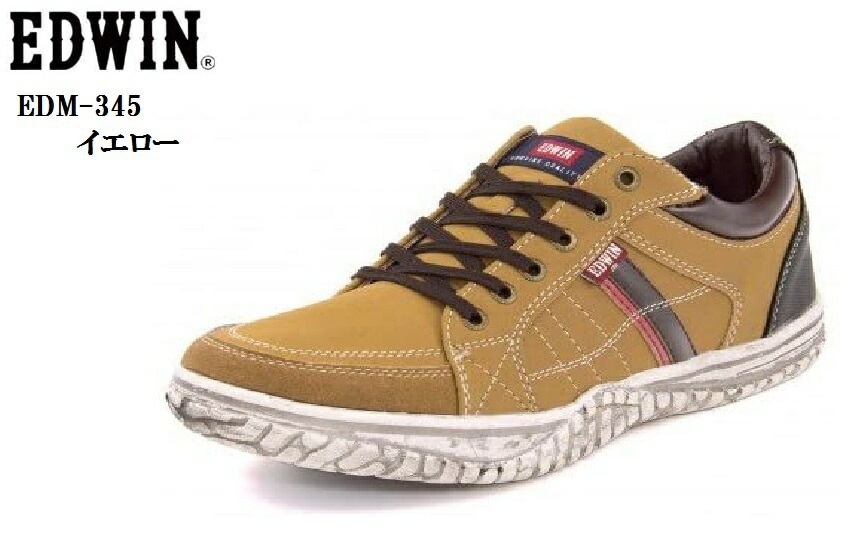 EDWIN(エドウィン)EDM345 ローカットカジュアルタウンスニーカーシューズ ビンテージ感 メ
