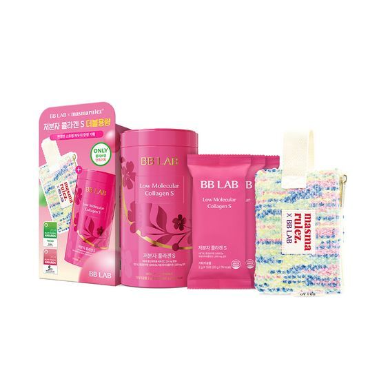 [25SS/New] 低分子コラーゲンS 本品（30包）+おかわり（30包）（+マスマルズポーチをプレゼント） 5,021円