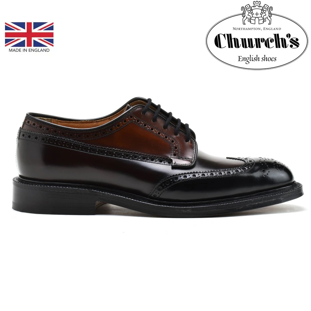 チャーチ グラフトン ドレスシューズ メンズ ビジネスシューズ ウイングチップシューズ 革靴 ブラック 黒 Church s GRAFTON 173【送料無料】[grafton173bk］