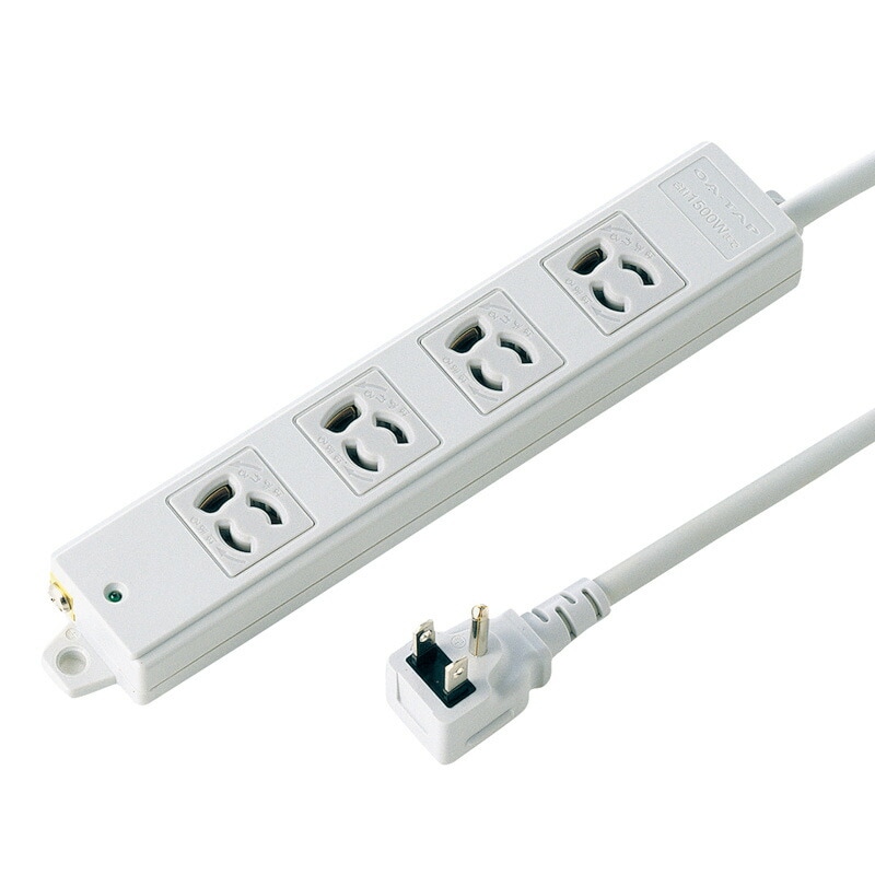 工事物件タップ 3P 4個口 1m TAP-KE4L-1