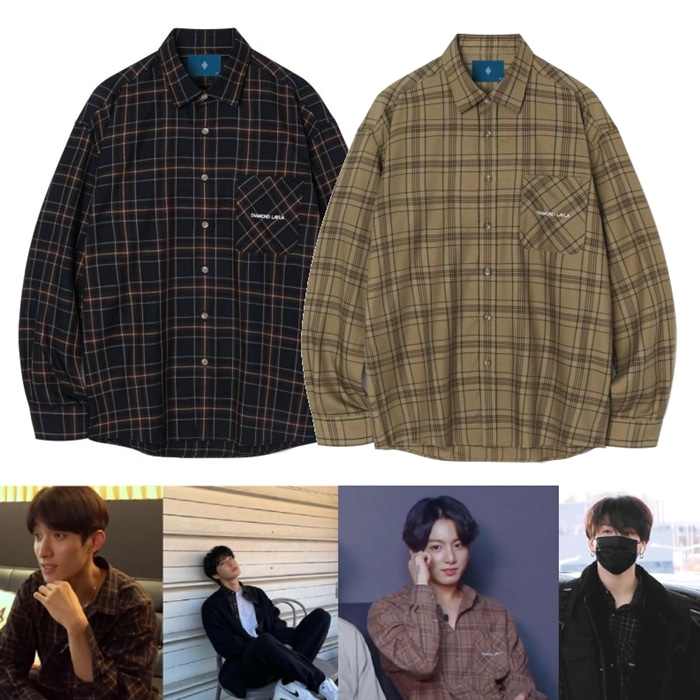 Fluff Mood Check shirt S24 防弾少年団 NCT SEVENTEEN着用