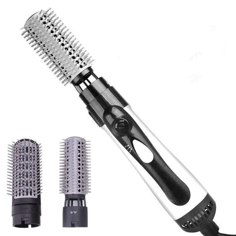 両用ヘアアイロン カールアイロン ストレートアイロン 多機能ストレートブラシ2-in-1 家庭用 サロン用 CF-8881