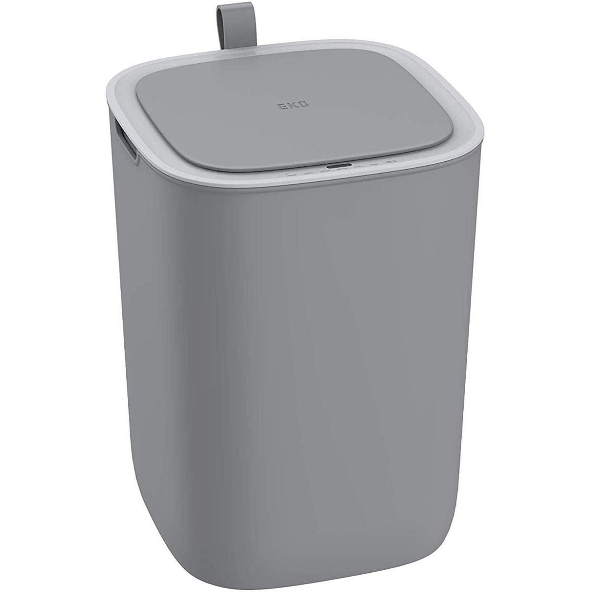 EKO モランディ プラスチックセンサービン 12L ゴミ箱 グレー EK6288-12L-GR センサー 開閉 フタ付き ダストボックス
