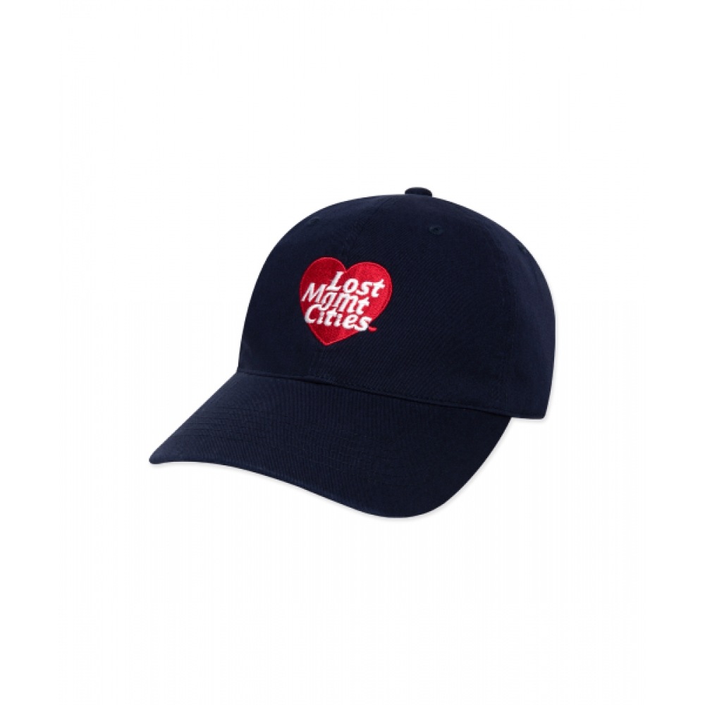LMC ハートロゴ 6 パネルキャップネイビー