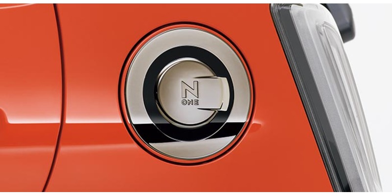 ホンダ フューエルリッドガーニッシュ ダーククロームメッキ×ブラック塗装 08F59-T4G-000A