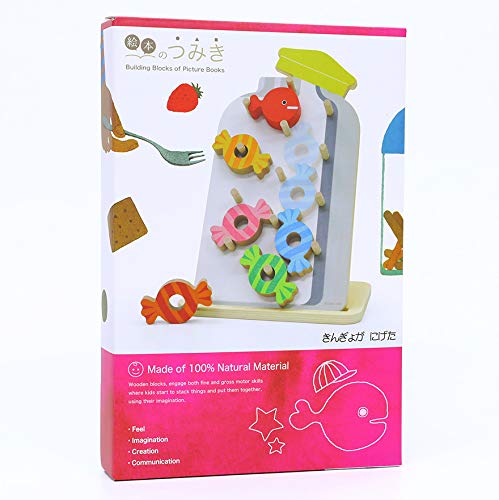 絵本のつみき　きんぎょがにげた　プレイセット 木製 積み木 おもちゃ 知育玩具 TM-KIN-0301
