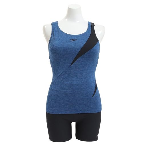 フィットネス水着 DIAGONA SEPARATES ディアゴナセパレーツ レディース SFW22215 ミックスブルーネイビー L