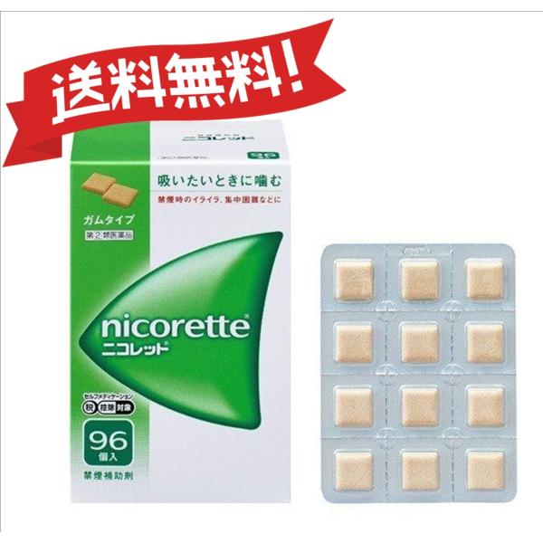 【定形外郵便にて発送】 【指定第2類医薬品】ニコレット 96個 セルフメディケーション税制対象商品 【定形外郵便】 6,239円