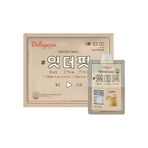 デリスプーンイットザフィットプロテインシェイク40g7個