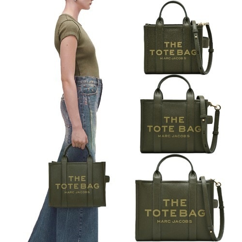 THE LEATHER SMALL MEDIUM TOTE BAG H009L01SP21 H004L01PF21