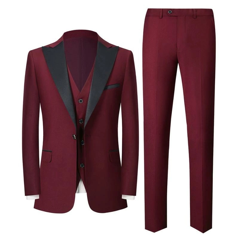 メンズ スーツ クラシック 英国 紳士 レトロ 大きいサイズ カラー パフォーマンス ハイエンド スリム ビジネス 男性