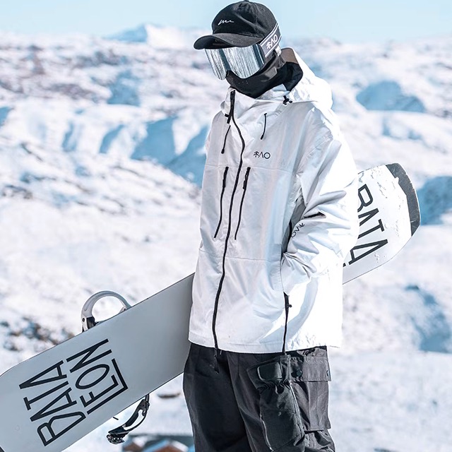 スノーボードウェア 2025 2026 白 トップス スノウェア メンズ レディース 3L防水20000 スキーウェア スノボウェア スキー 防风撥水