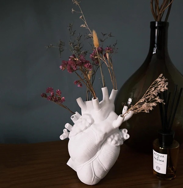 2color 心臓フラワーベース