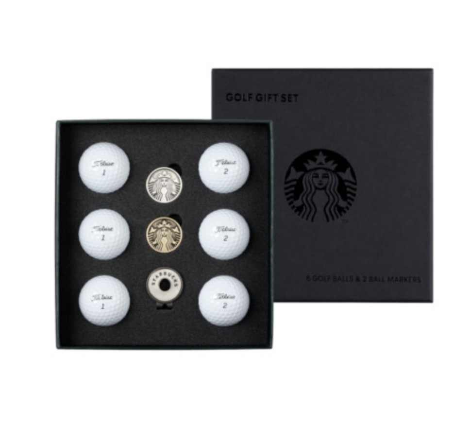 スターバ KOREA バディブラックゴルフボール6Pボールマーカー2Pセットゴルフ用品
