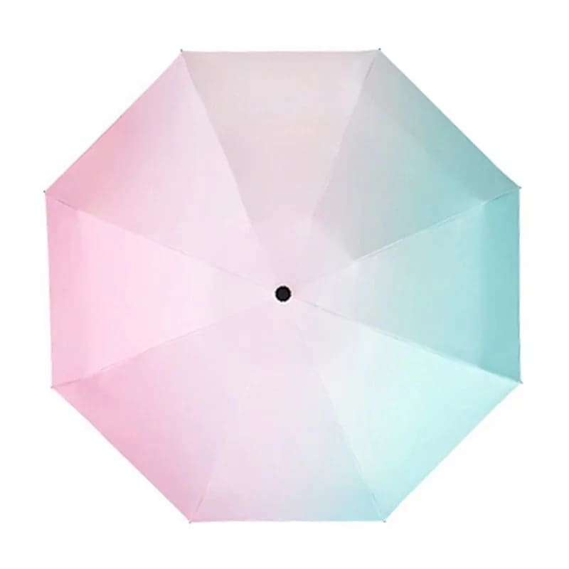 【1つ買うと10個もらえる】折りたたみ傘 晴雨兼用 uvカット レディース 日傘 グラデーション オーロラ 遮光 丈夫 耐風914