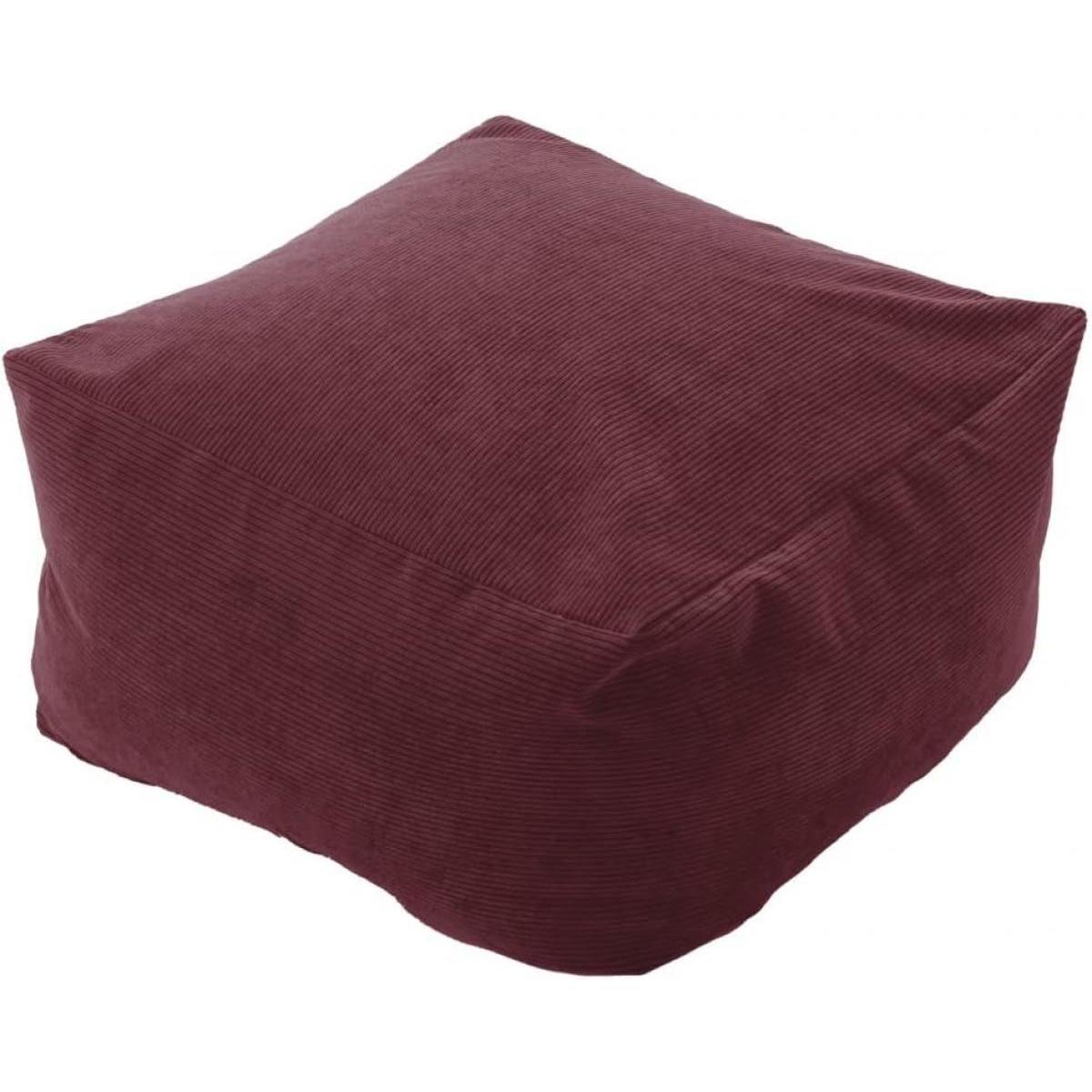 【I】セルタン(CELLUTANE) ビーズクッション QUBE XLサイズ ヴィンテージスタイル コーデュロイレッド 【受注生産品】