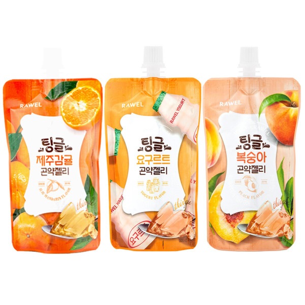 特ロエルこんにゃくゼリー 桃+ヨーグルト+済州みかん 全30パック