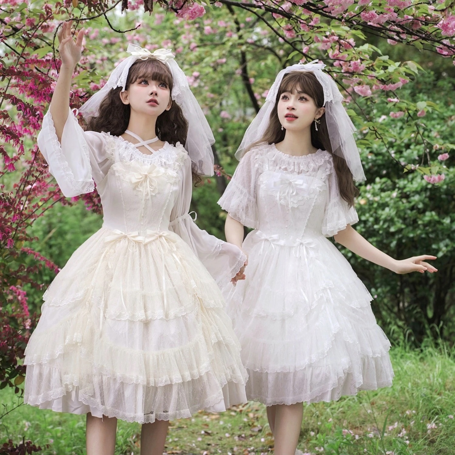 春夏 ロリータ ロングスカート アイリスラブ エレガント プリンセス風 ガール ie