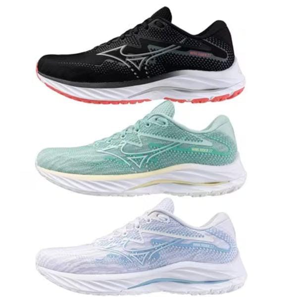 女性 足幅広め ランニングシューズ スニーカー ウェーブ ライダー 27 WAVE RIDER 27 SW (W)_J1GD2306