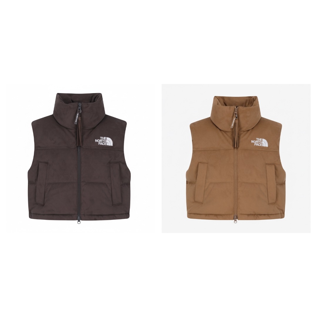 韓国正規品保証 関税負担なしNV1DR82J WS SUEDE NUPTSE VEST (RDS))デイリー 基本 着装 男子 女子 人気 韓国 ファッション 男女共用 アウトドア
