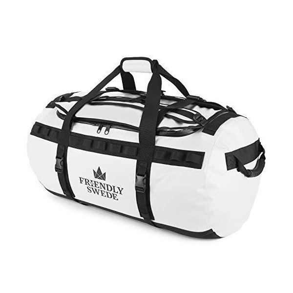 The Friendly Swede Duffel bag with Backpack Straps for Gym， Travel and Sports - SANDHAMN Duffle Wate