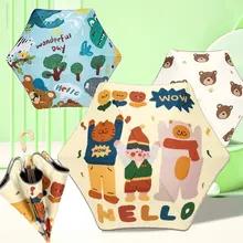 子供のための反射ストリップ付き漫画傘長い手のパラソル日焼けと雨の保護丸いコーナー