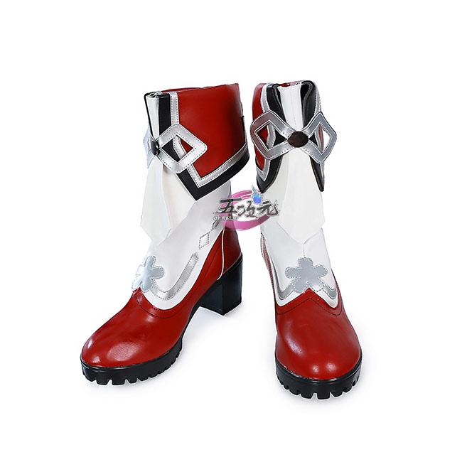 【予約商品】2026新作 Insでも話題に 五次元　原神　コスプレ　胡桃　残雪に咲く紅　海灯祭　靴