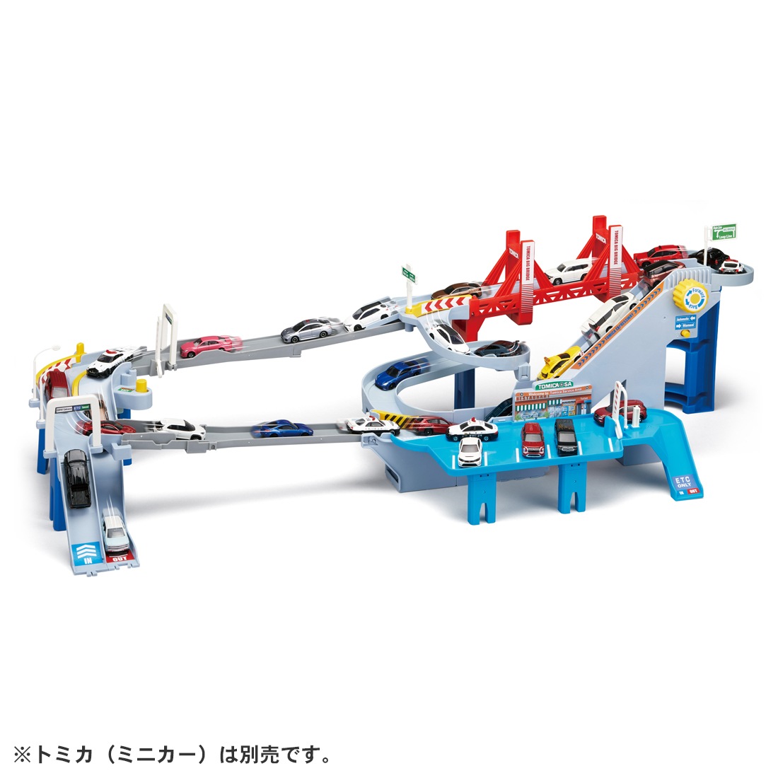タカラトミー トミカタウン コースがのび～る！　 2WAYにぎやか高速どうろ トミカ トミカタウン コースガノビ-ル！　 2WAYニギヤカコウソクドウロ