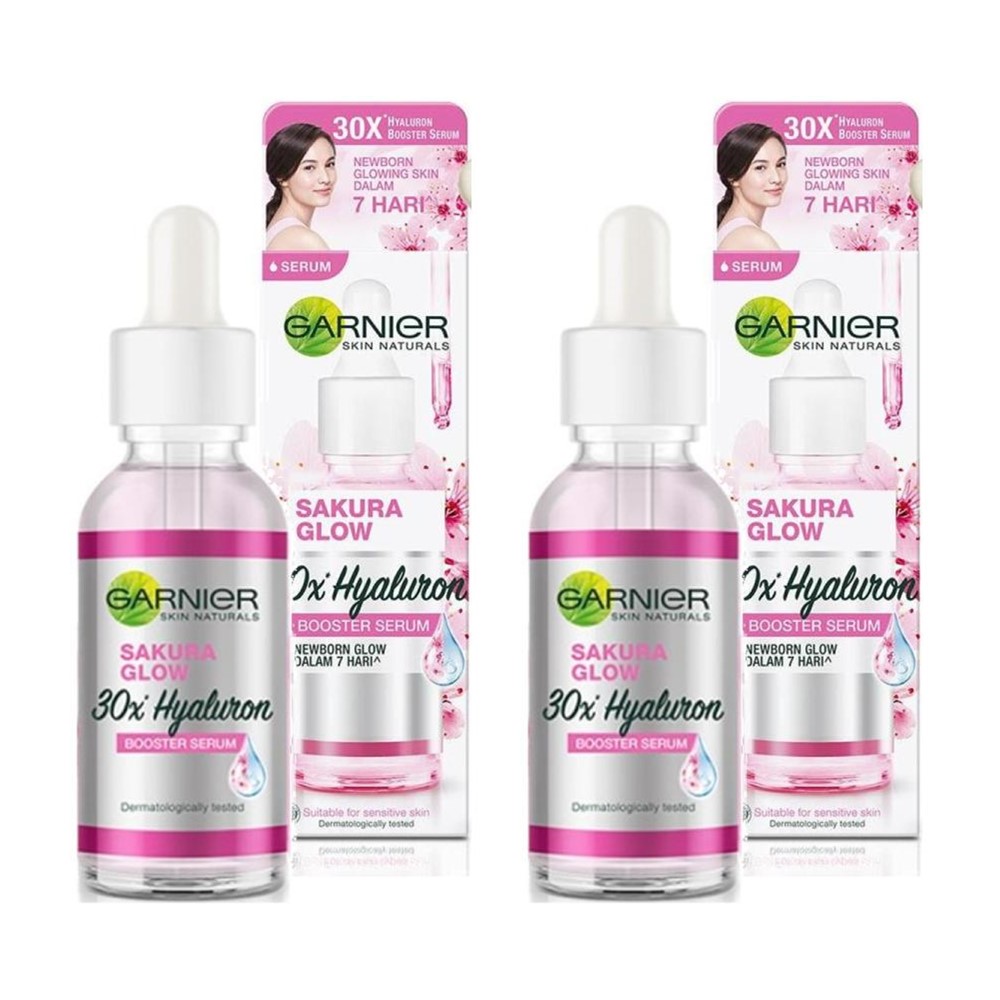 Sakura Glow 30x Hyaluron Booster Serum フェイスオイル 30ml x 2個セット 海外直送品