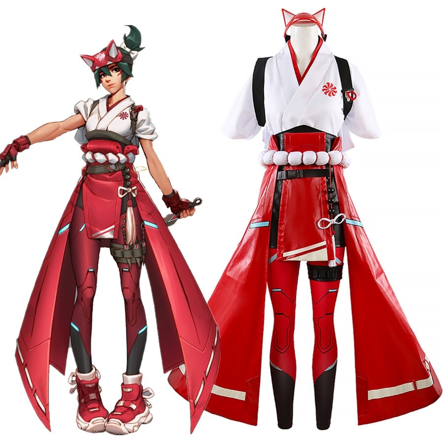 [今日は安い-出荷が早い]ゲーム キリコ Kiriko コスプレ衣装 コスチューム cosplay 演出服 イベント ハロウィン品質良い 店舗お勧め