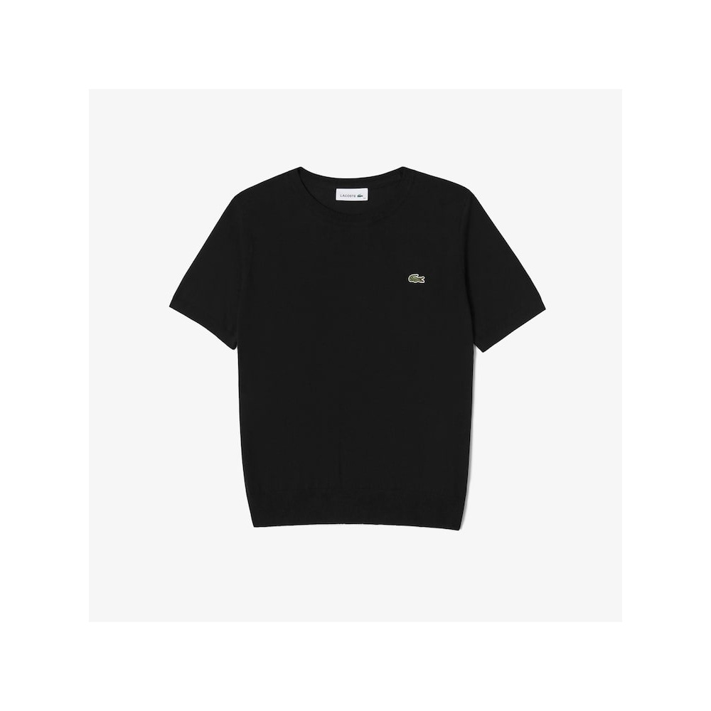 LACOSTE 女性用ベーシッククルーネックショートスリーブプルオーバー AF105E-55G 031 Q2NAF105E-55G031