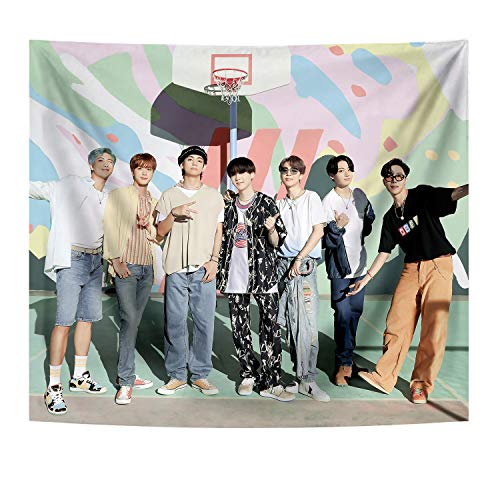 MANCCO BTS タペストリー 韓国 アイドル 防弾少年団 男の子 壁掛け背景 リビングルーム