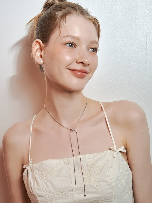 【Hei】O-ring Layered necklace〜Oリングネックレス★韓国発 Hei】O-ring Layered necklace〜Oリングネックレス☆韓国発 (Hei
