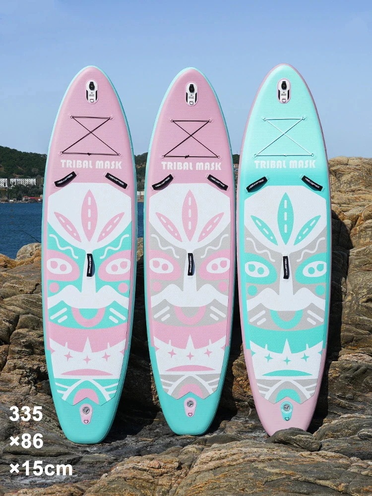 滑り止め 大きいサイズ 335*86*15cm サーフボード サーフィン supパドル板 荷重175kg ソフトボード