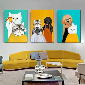 高評価!超人気 創造的なかわいい装飾的な絵画のコア 50*70cm 70*100cm bq1422