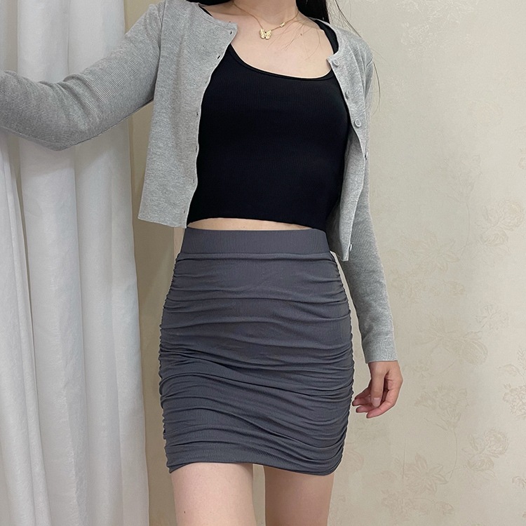 レディース スカート ボトムス ミニ ショート タイト スリム 細身 ハイウエスト 大人可愛い おしゃれ レトロ エキゾチック こなれ感 個性的 主役級 存在感 抜け感 都会的 アメリカン 無地 春