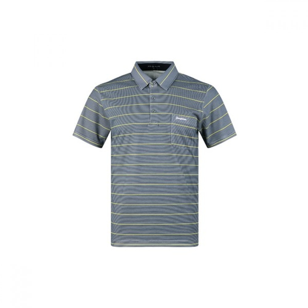 (ラックスゴルフ) ラックスゴルフザンピエルメンズストライプ半袖ゴルフシャツ JP4M407 5,037円
