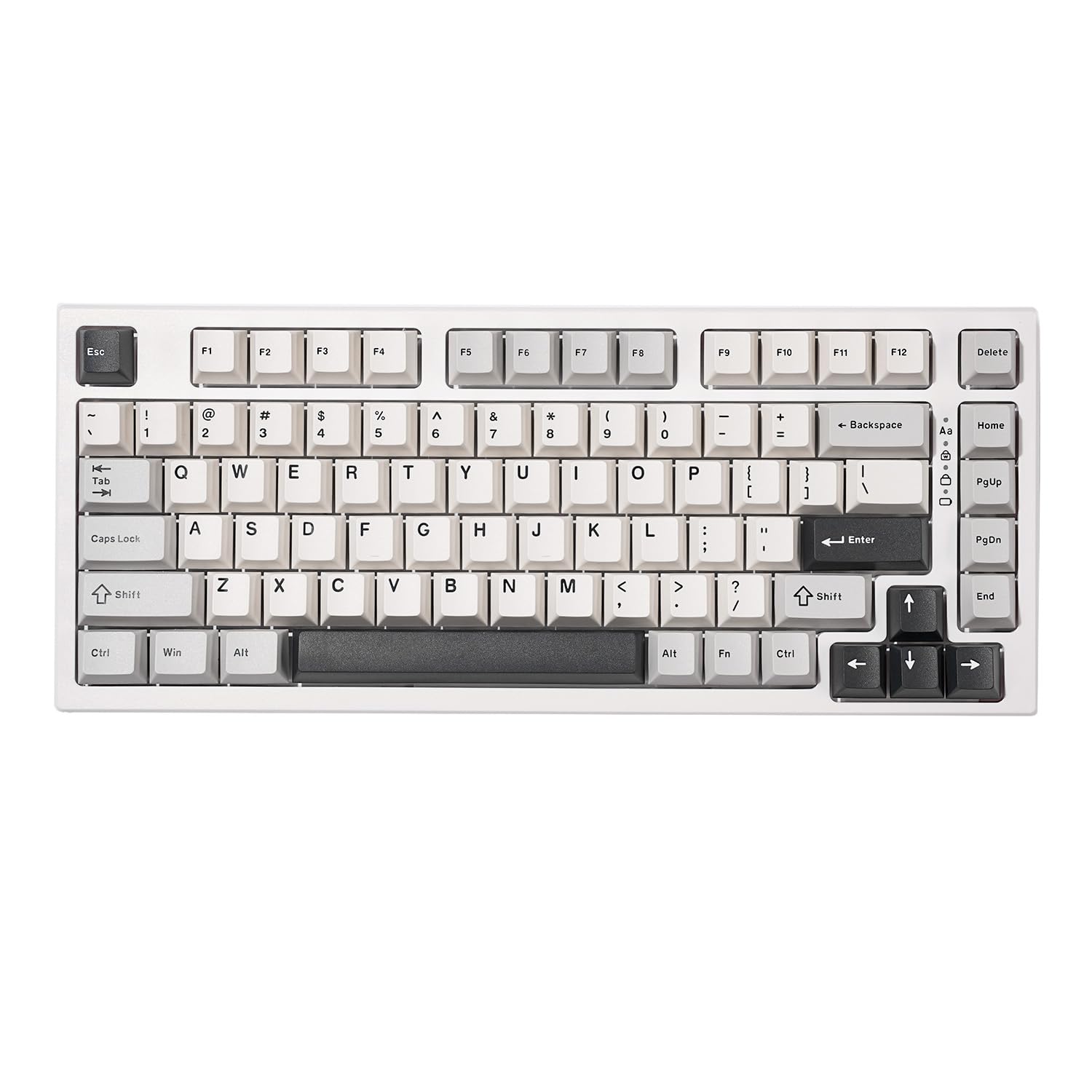 YUNZII YZ75 75% ホットスワップ対応ワイヤレスゲーミングキーボード RGBバックライト BT5.0/2.4G/USB-CDye Sub PBTキーキャップ Linux/Win/Mac用
