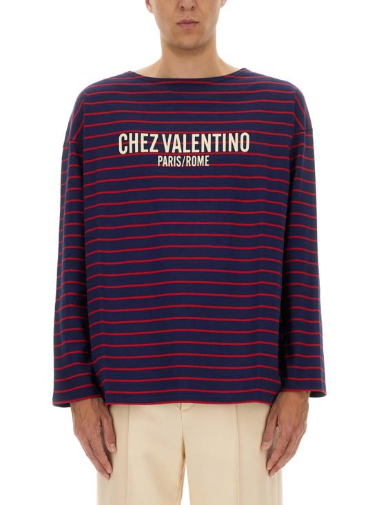 VALENTINO GARAVANI Men T-Shirts 7V3MG16RAYJ CPY BLUE