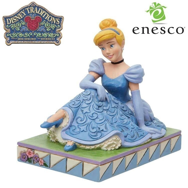 enesco(エネスコ) Disney Traditions シンデレラ シッティングポーズ ディズニー フィギュア コレクション 人気 ブランド ギフト クリスマス 贈り物 プレゼントに最適