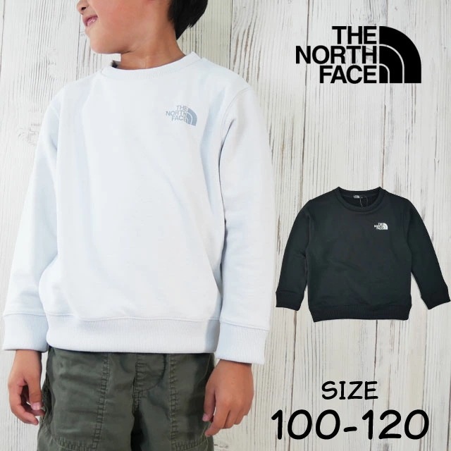 ザ・ノース・フェイス トレーナー キッズ NTT12571 トドラーカラライズスウェットクルー 男の子 トップス 長袖 女の子 スウェット クルーネック 裏毛 丸首 シンプル ロゴ ワンポイント 子供