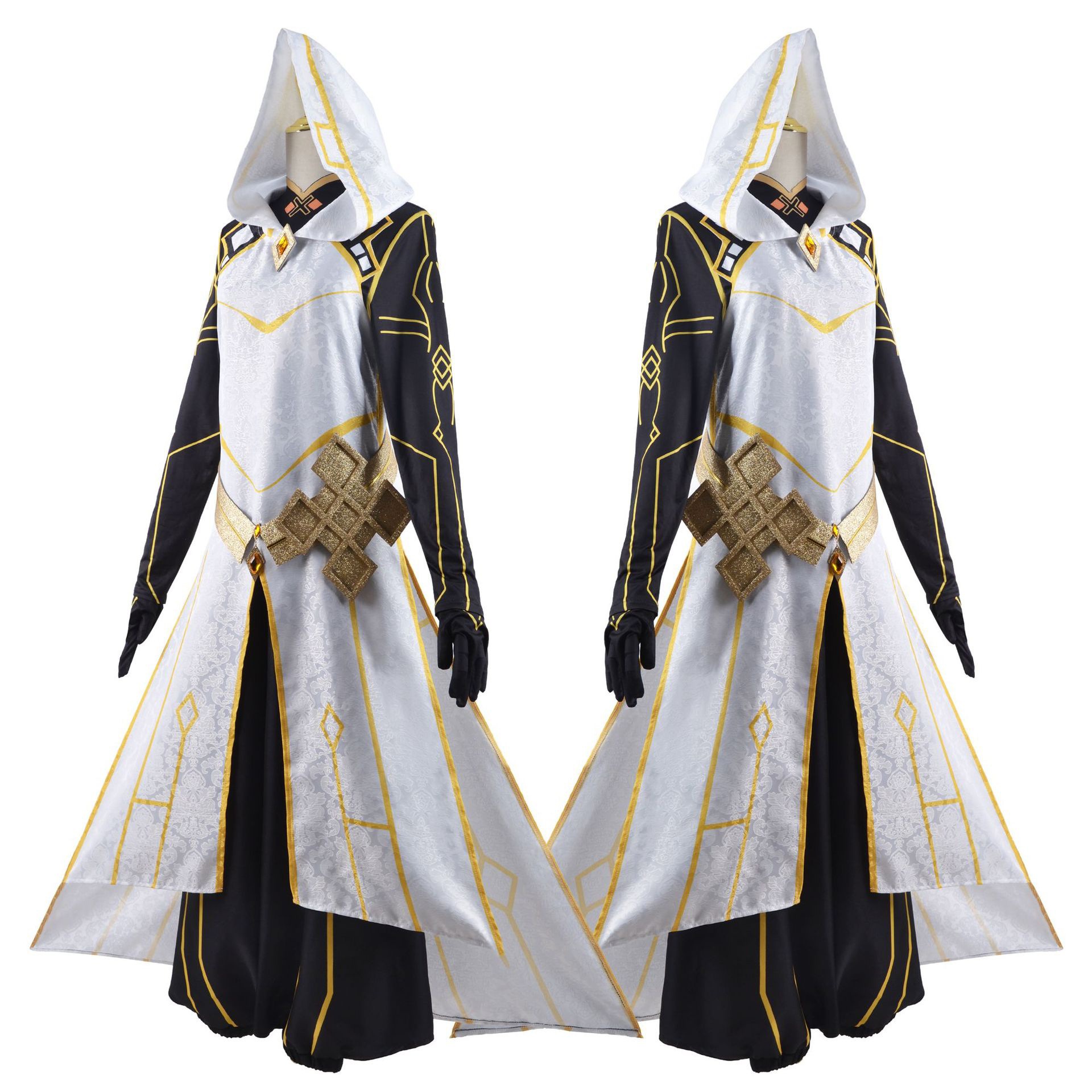 钟离 セットアップ Genshin コスプレ 原神 Zhongli しょうり 鍾離イベント用品 変装 仮装