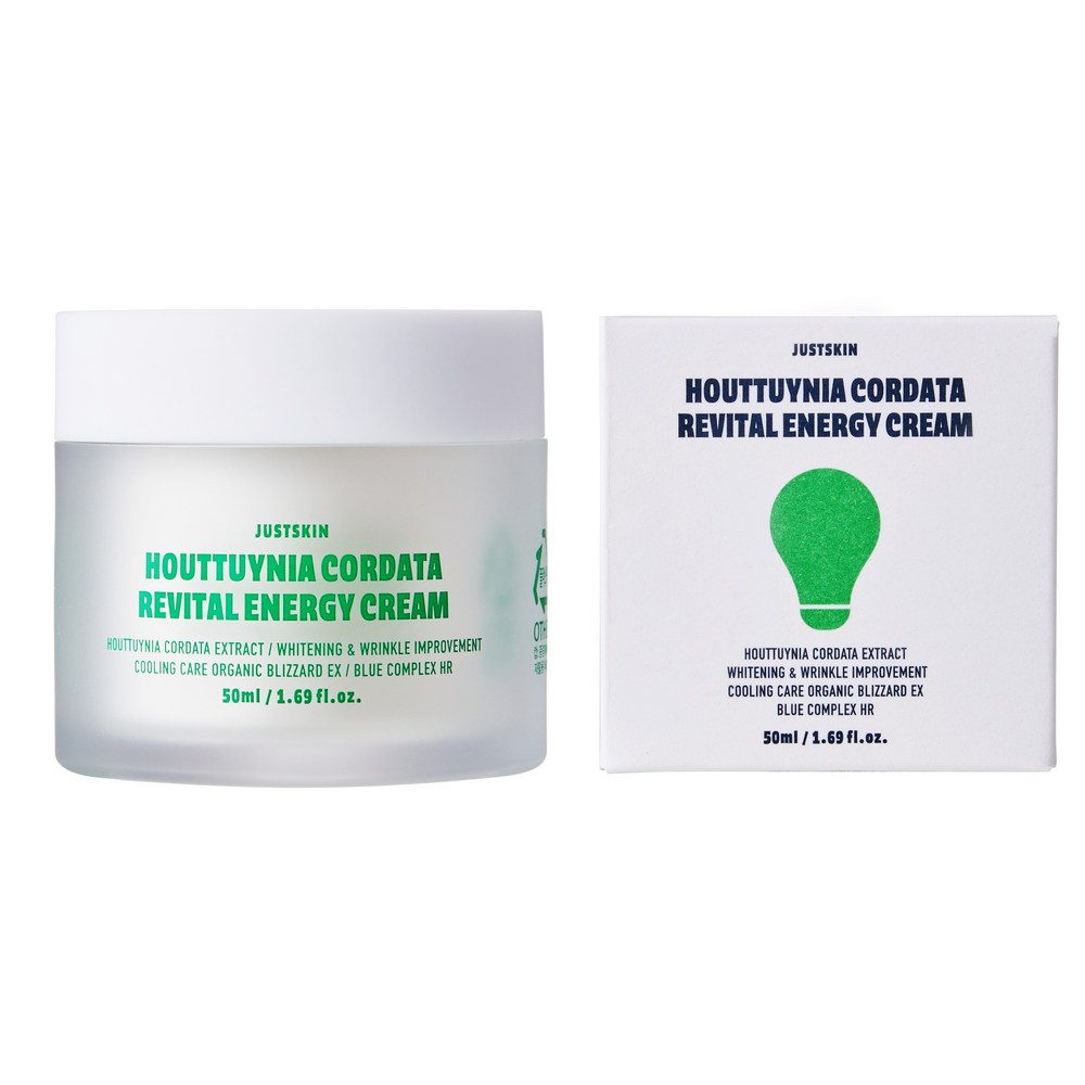 JUSTSKINドクダミリバイタルエナジートーンアップクリーム 50ml1個