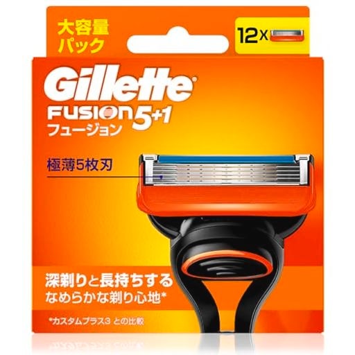 ジレット フュージョン 替刃12コ入