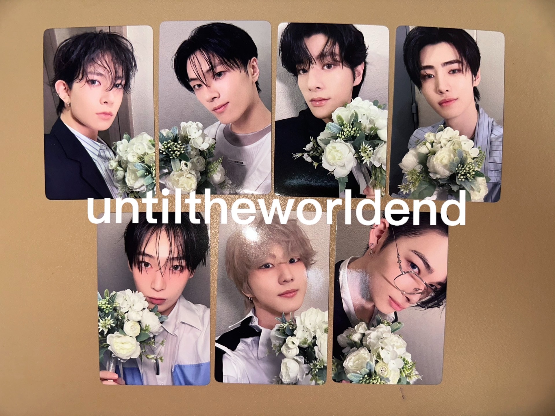 公式 ENHYPEN yzy ブーケ 特典トレカ 公式グッズ 写真 全員7枚セット