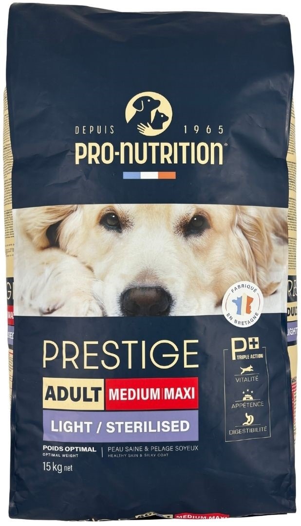 プレスティージ犬用 体重管理避妊去勢中粒 15kg【ドッグフード】【正規品】おやつのプレゼント付き