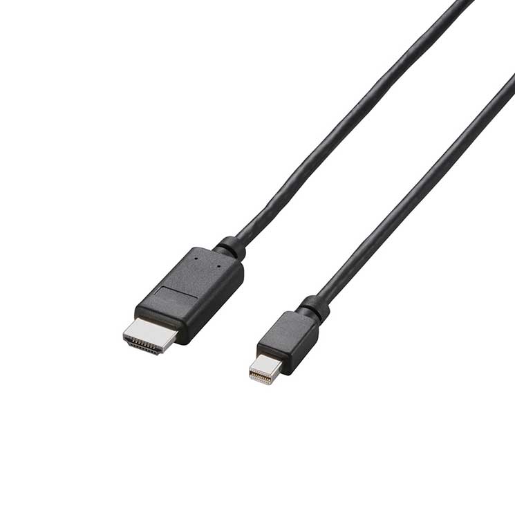 Mini DisplayPort-HDMI変換ケーブル 2m ブラック