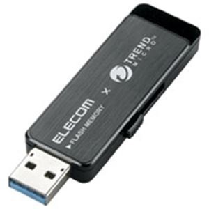 正規激安 (業務用3セット) エレコム(ELECOM) MF-TRU316GBK セキュリティUSBメモリ黒16GB USBメモリー