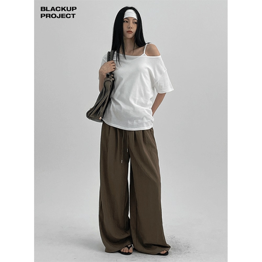 ブラックアップ [メイド] ティプソンサマーポケットバンディングパンツ